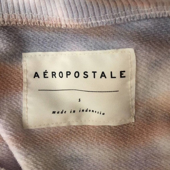 Aeropostale Tie Dye Cropped Sweatshirt - Picture 6 of 7